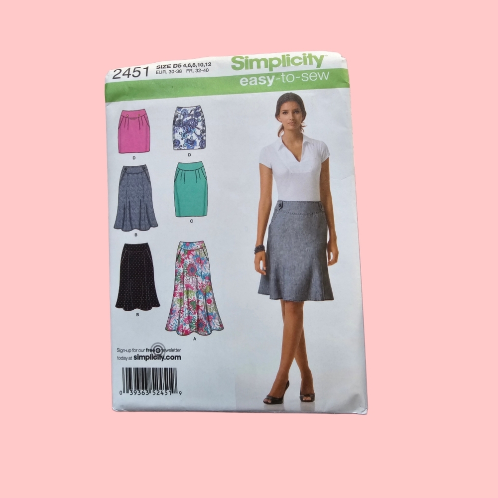 Uncut Simplicity Pattern 2451